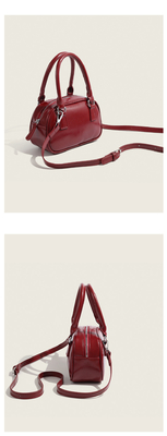 Nuova moda borsa da mano coreana retro PU borsa da corpo piccolo borsa da bocce crossbody borsa da bowling donne