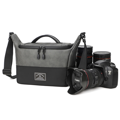 BORDERA DI CONTROBORDIA NUOVO PU SINGLE-SHOULDER CAMERA BORSO SLR CAMERA BORSO FOTOGRAFIA CAMERA DIGITALE BORSO LENZA BORSO di stoccaggio