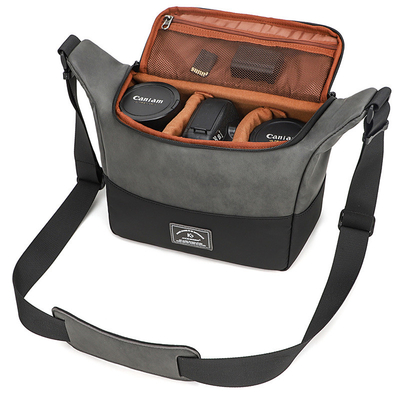 BORDERA DI CONTROBORDIA NUOVO PU SINGLE-SHOULDER CAMERA BORSO SLR CAMERA BORSO FOTOGRAFIA CAMERA DIGITALE BORSO LENZA BORSO di stoccaggio