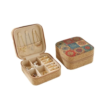 ORIGINALE PREMIUM CORK BOX GIOVELLERIA PORTABLE ORIGINI DI VIAGGIO anello collare scatola di stoccaggio