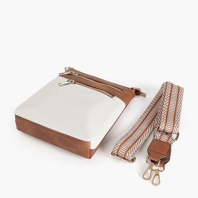 Nuovo cinturino da giacca retro colore PU di pelle borsa per il corpo borsa transfrontaliera donna