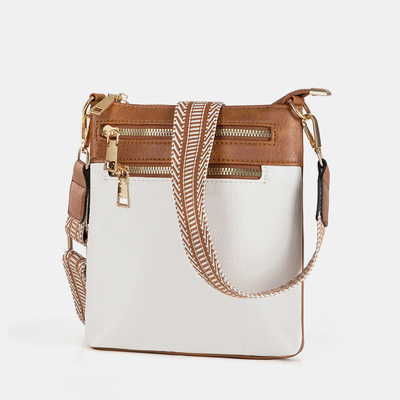Nuovo cinturino da giacca retro colore PU di pelle borsa per il corpo borsa transfrontaliera donna