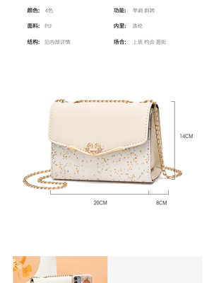 2024 NUOVA BORSA DI DONNE DIAGONALE Moda versione coreana della borsa di tasca femminile