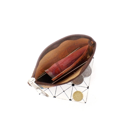 VINTAGE TRUE LEGNO Stampa CORCO MONETA BORSA STAMPA STAMPA MONETA BORSA CLAVE BORSA SQUADRATA Casual NOSTALGIA BORSA CLAUTCH