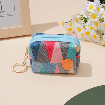 BORSA DI MONTAGGIO FEMMILE MINI SIMPLE ZIPPER COMPACT VERSIONE COREANA STUDENTE CUTE FIGLIA CUORE CARTA CHIAVE MONTAGGIO PEZZO BORSA