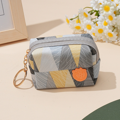 BORSA DI MONTAGGIO FEMMILE MINI SIMPLE ZIPPER COMPACT VERSIONE COREANA STUDENTE CUTE FIGLIA CUORE CARTA CHIAVE MONTAGGIO PEZZO BORSA