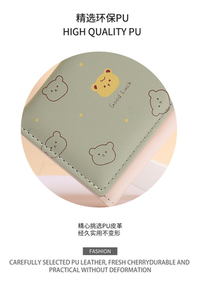 BORSA piccola DONNE BORSA STILLO CORTO FIGLIA STUDENTE Moda cartone animato moneta portafoglio ingrosso portafoglio clip femminile
