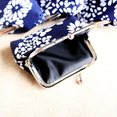 STILLO ETNICO BATIK BORSA DI MONETTE MINI BUCKLE BORSA PICCOLINA BORSA di monete femminile
