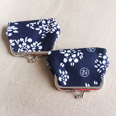 STILLO ETNICO BATIK BORSA DI MONETTE MINI BUCKLE BORSA PICCOLINA BORSA di monete femminile