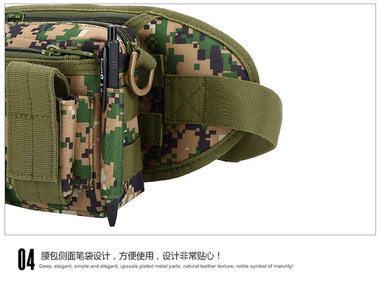 CAMO OUTDOOR SMALL WAIST PACK CAN BE DETACHABLE TRIO-USE COMPONIMENTO WAIST PACK SPORTI TACTICALI CAPO DELLA VALLE SINGOLO SHOW