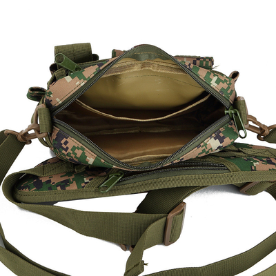 CAMO OUTDOOR SMALL WAIST PACK CAN BE DETACHABLE TRIO-USE COMPONIMENTO WAIST PACK SPORTI TACTICALI CAPO DELLA VALLE SINGOLO SHOW