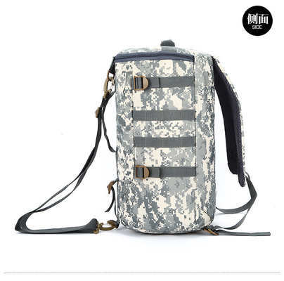 CAMO DOPPIO SPAGGIO BUCCETTO BORSA GRANDE Capacità AL DI LA' FUORI CAMO Zaino SINGOLO SPAGGIO SPAGGIO