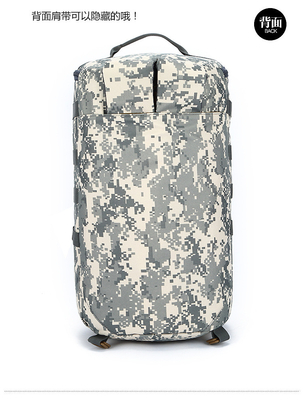 CAMO DOPPIO SPAGGIO BUCCETTO BORSA GRANDE Capacità AL DI LA' FUORI CAMO Zaino SINGOLO SPAGGIO SPAGGIO