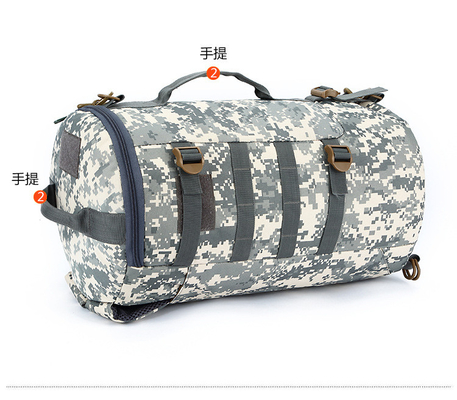 CAMO DOPPIO SPAGGIO BUCCETTO BORSA GRANDE Capacità AL DI LA' FUORI CAMO Zaino SINGOLO SPAGGIO SPAGGIO