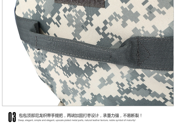 CAMO DOPPIO SPAGGIO BUCCETTO BORSA GRANDE Capacità AL DI LA' FUORI CAMO Zaino SINGOLO SPAGGIO SPAGGIO