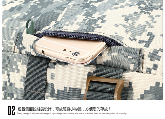 CAMO DOPPIO SPAGGIO BUCCETTO BORSA GRANDE Capacità AL DI LA' FUORI CAMO Zaino SINGOLO SPAGGIO SPAGGIO