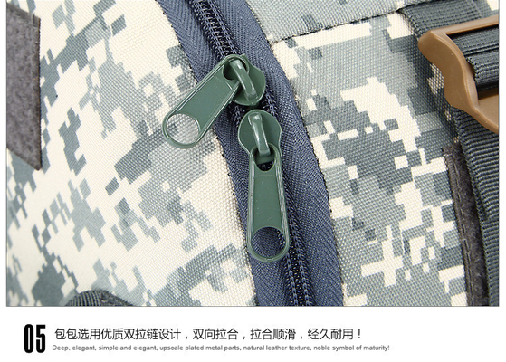 CAMO DOPPIO SPAGGIO BUCCETTO BORSA GRANDE Capacità AL DI LA' FUORI CAMO Zaino SINGOLO SPAGGIO SPAGGIO