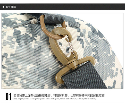 CAMO DOPPIO SPAGGIO BUCCETTO BORSA GRANDE Capacità AL DI LA' FUORI CAMO Zaino SINGOLO SPAGGIO SPAGGIO