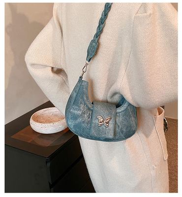 NEW NICHE DESIGN BACK FOREIGN STYLE BUTTERFLY BACK SENSE AVVANZATO DI TUTTE le spalle BACK sottobraccio