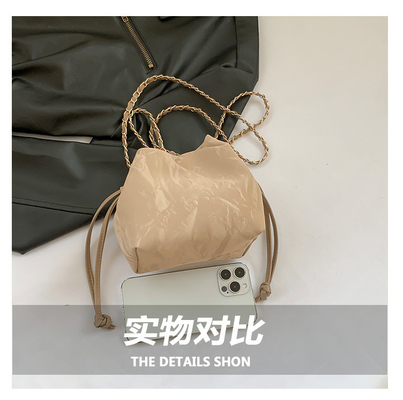 2024 NEW FASHION NICHE DESIGN SPRING/SUMMER crossbody bag Senior SENSE placcato bucket bag