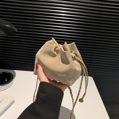 2024 NEW FASHION NICHE DESIGN SPRING/SUMMER crossbody bag Senior SENSE placcato bucket bag
