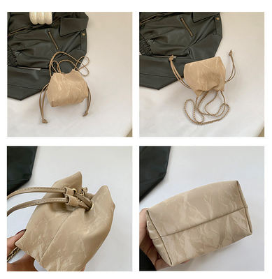 2024 NEW FASHION NICHE DESIGN SPRING/SUMMER crossbody bag Senior SENSE placcato bucket bag