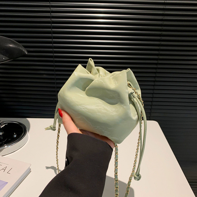 2024 NEW FASHION NICHE DESIGN SPRING/SUMMER crossbody bag Senior SENSE placcato bucket bag