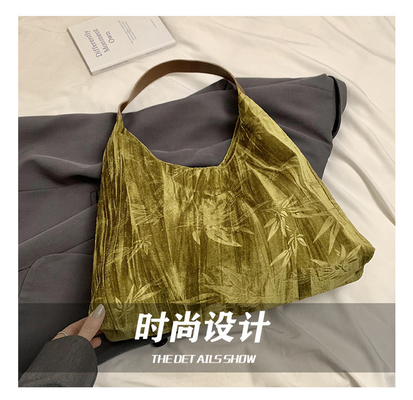 Nuovo stile cinese grande capacità borsa ascellare tendenza nuova moda borsa medievale spalla borsa femminile minoranza commuter Tote
