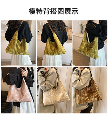 Nuovo stile cinese grande capacità borsa ascellare tendenza nuova moda borsa medievale spalla borsa femminile minoranza commuter Tote