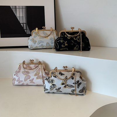 Nuova borsa da pranzo in stile cinese per le donne 2024 primavera/estate nuova borsa da mano senior