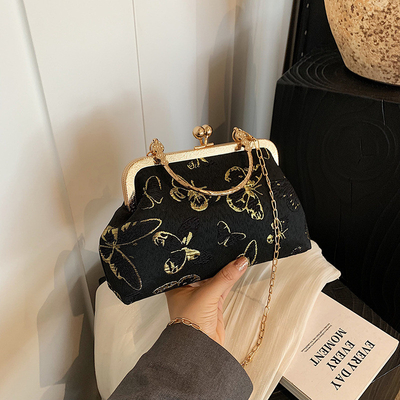 Nuova borsa da pranzo in stile cinese per le donne 2024 primavera/estate nuova borsa da mano senior