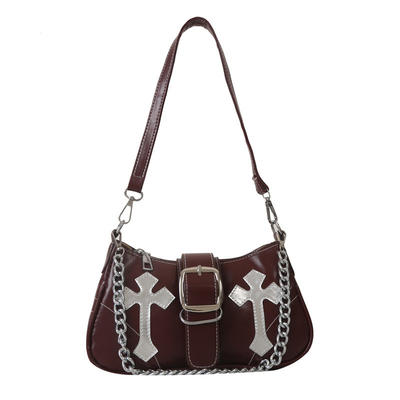 Borsa da braccio di alta qualità Nuova moda femminile autunno e inverno NICHE moda tutto retro catena di passeggeri spalla e spalla
