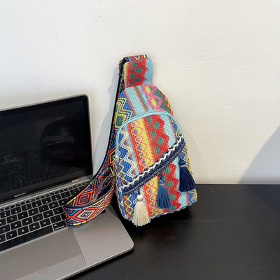 NEW CHINESE FASHION SINGLE SHOULDER CROSSBODY BAG NET ROSSO SIMPLE STILLO ETNICO BACCHETTO PICCOLO TESTRUZIONE BACCHETTO al petto BACCHETTO DONNE