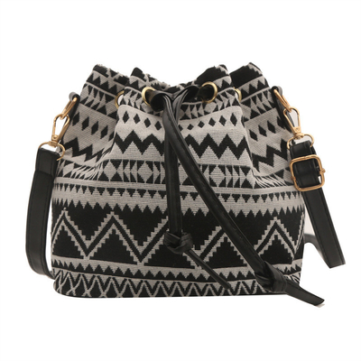 NEW CHINESE NAZIONALE VENTO ARMILLA BUCKET BACKET semplice moda tendenza estate nuovo stile di lino di alta qualità senso singolo spalla