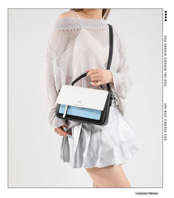 2024 PRIMAVRA E ESTE NUOVA MODA BORSA SQUADRATA SQUADRATA BORSA SINGLE BORSA SCOLA BORSA COLORE COMPATTIVO MANO BORSA SQUADRATA