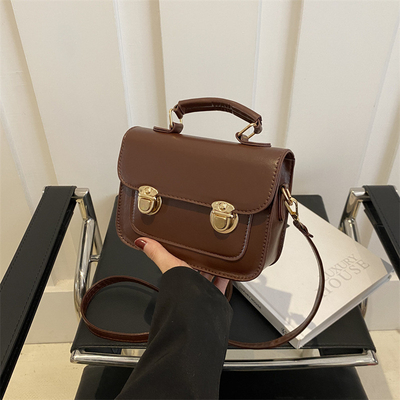 SENSIONARIO DEL SENSO RETRO BORSA PICCOLO DONNE 2024 NUOVA MODA ESTERNA STILLO FOREIGN BORSA PICCOLO NICHE TUTTE BORSA A MANO SQUADRATO