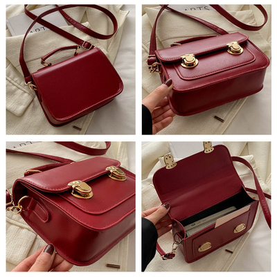 SENSIONARIO DEL SENSO RETRO BORSA PICCOLO DONNE 2024 NUOVA MODA ESTERNA STILLO FOREIGN BORSA PICCOLO NICHE TUTTE BORSA A MANO SQUADRATO