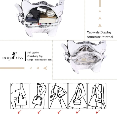 ANGELKISS HOBO BORSA E BORSA PER DONNE BORSA DI SACCHELLA BORSA DI DONNA BORSA GRANDE BORSA DA GIORNALE BORSA di spalla