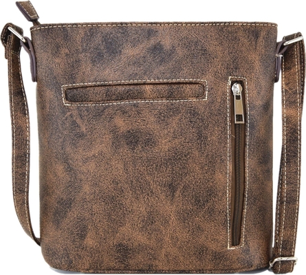 STILLO occidentale BORSA di cavallo ricamata STUDI DI RINESTONE FLORALE BORSA DI MANO