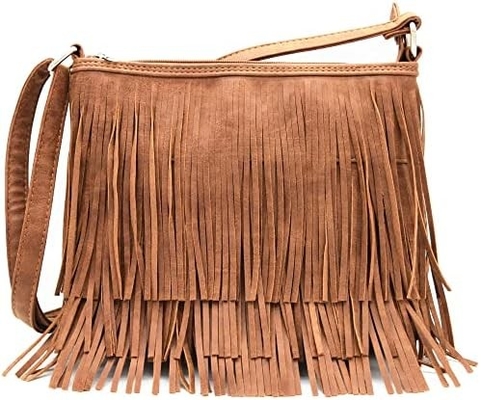 STYLE di moda western cowgirl pelle frangia crossbody borse da mano donne borsa paese tutti i giorni borsa spalla