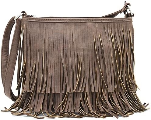 STYLE di moda western cowgirl pelle frangia crossbody borse da mano donne borsa paese tutti i giorni borsa spalla