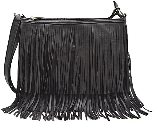 STYLE di moda western cowgirl pelle frangia crossbody borse da mano donne borsa paese tutti i giorni borsa spalla