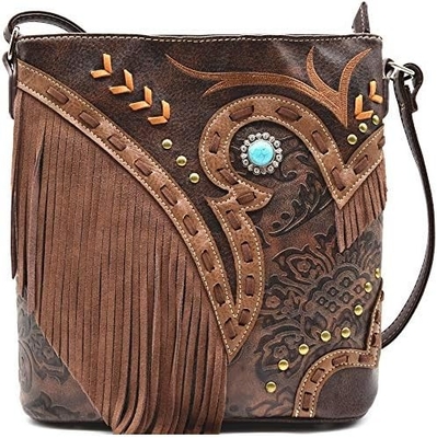 STYLE di moda western cowgirl pelle frangia crossbody borse da mano donne borsa paese tutti i giorni borsa spalla