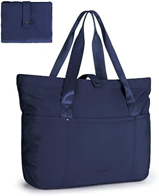 Borsone per donne, Borsa pieghevole con cerniera Borsa per spalla grande Borsa a manica superiore Borsa da mano per viaggi, lavoro
