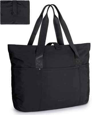 Borsone per donne, Borsa pieghevole con cerniera Borsa per spalla grande Borsa a manica superiore Borsa da mano per viaggi, lavoro