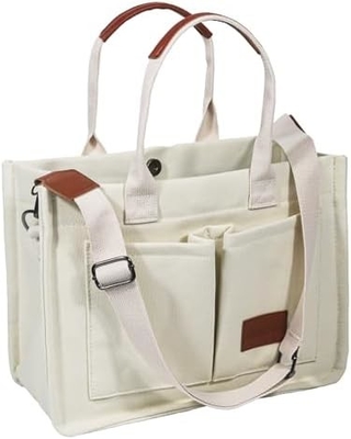 TASCINA GRANDE per donne con tasche,Laptop BORSA per tutto il corpo TUTTO TUTTO TUTTO IL GIORNALE BORSA PER LAVORO GYM spiaggia