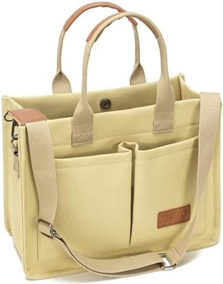 TASCINA GRANDE per donne con tasche,Laptop BORSA per tutto il corpo TUTTO TUTTO TUTTO IL GIORNALE BORSA PER LAVORO GYM spiaggia