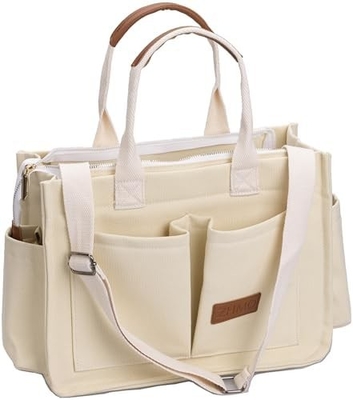 TASCINA GRANDE per donne con tasche,Laptop BORSA per tutto il corpo TUTTO TUTTO TUTTO IL GIORNALE BORSA PER LAVORO GYM spiaggia