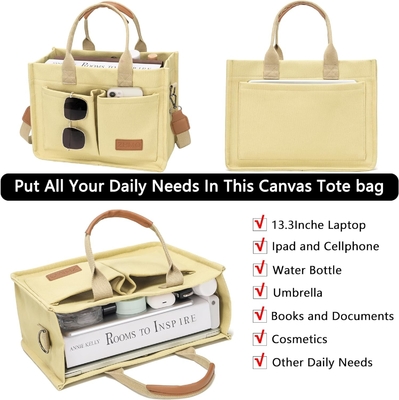 TASCINA GRANDE per donne con tasche,Laptop BORSA per tutto il corpo TUTTO TUTTO TUTTO IL GIORNALE BORSA PER LAVORO GYM spiaggia