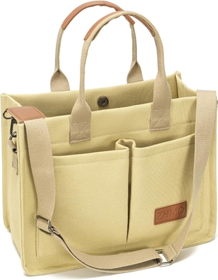 TASCINA GRANDE per donne con tasche,Laptop BORSA per tutto il corpo TUTTO TUTTO TUTTO IL GIORNALE BORSA PER LAVORO GYM spiaggia